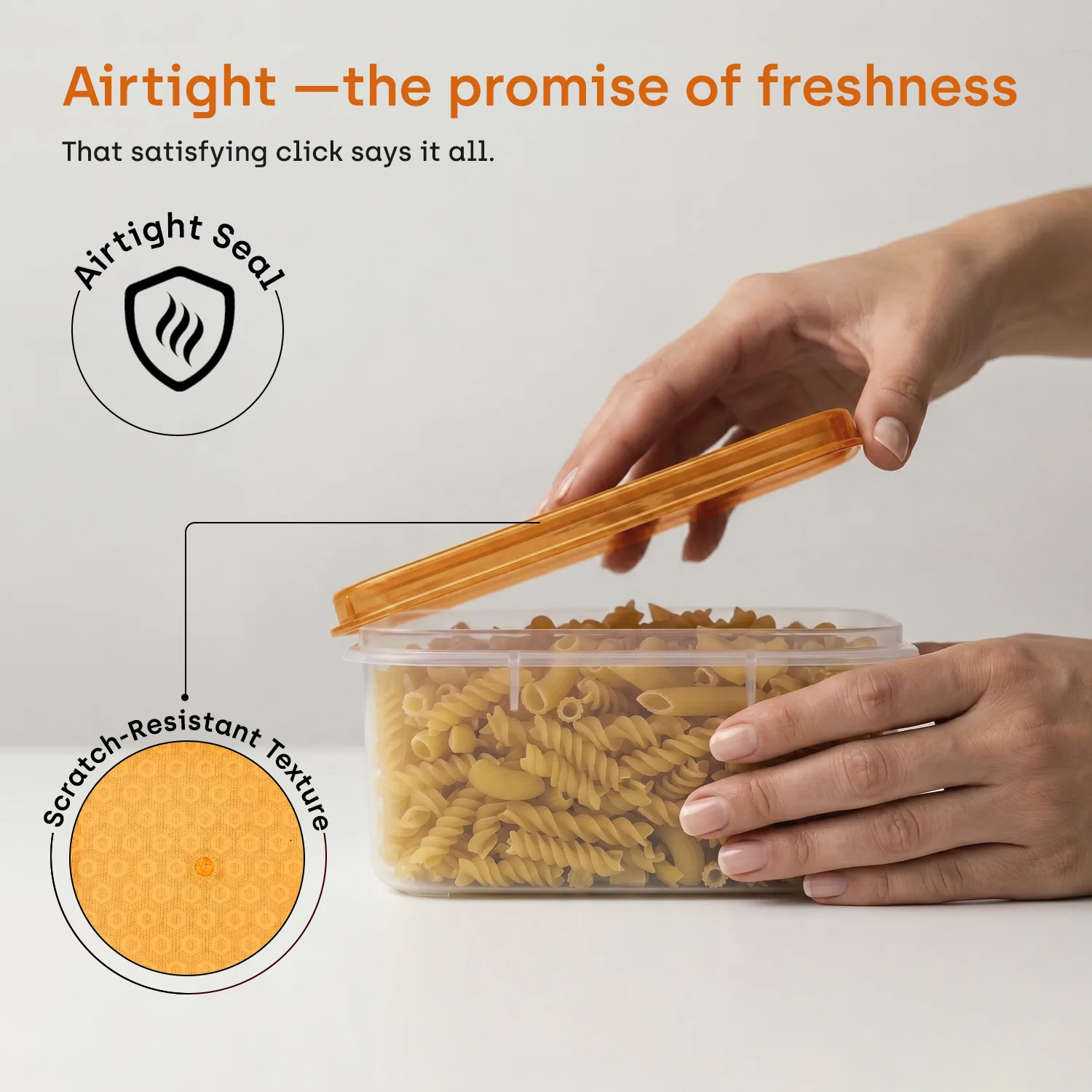 Shallow Store Smart airtight seal detail