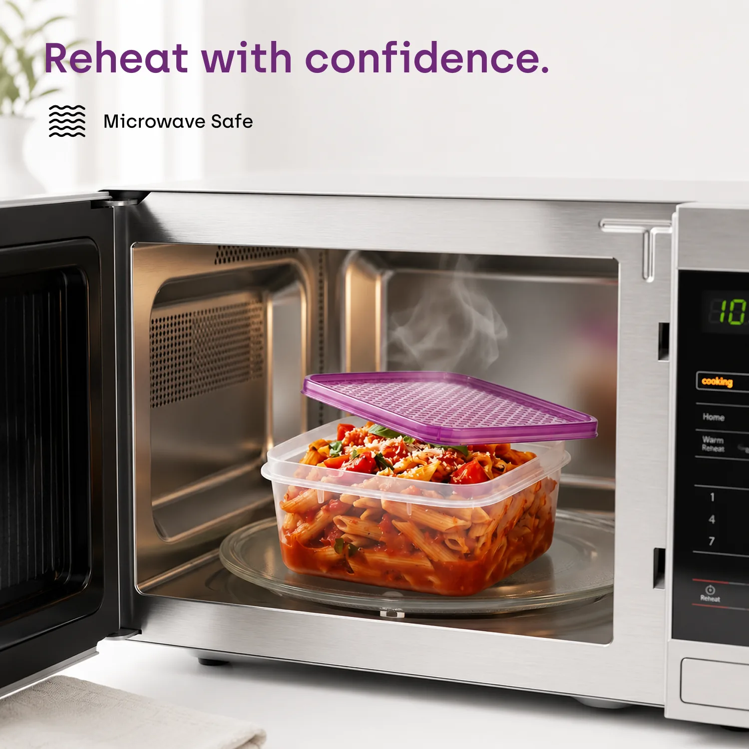 Purple Store Smart mixed set freezer-safe feature