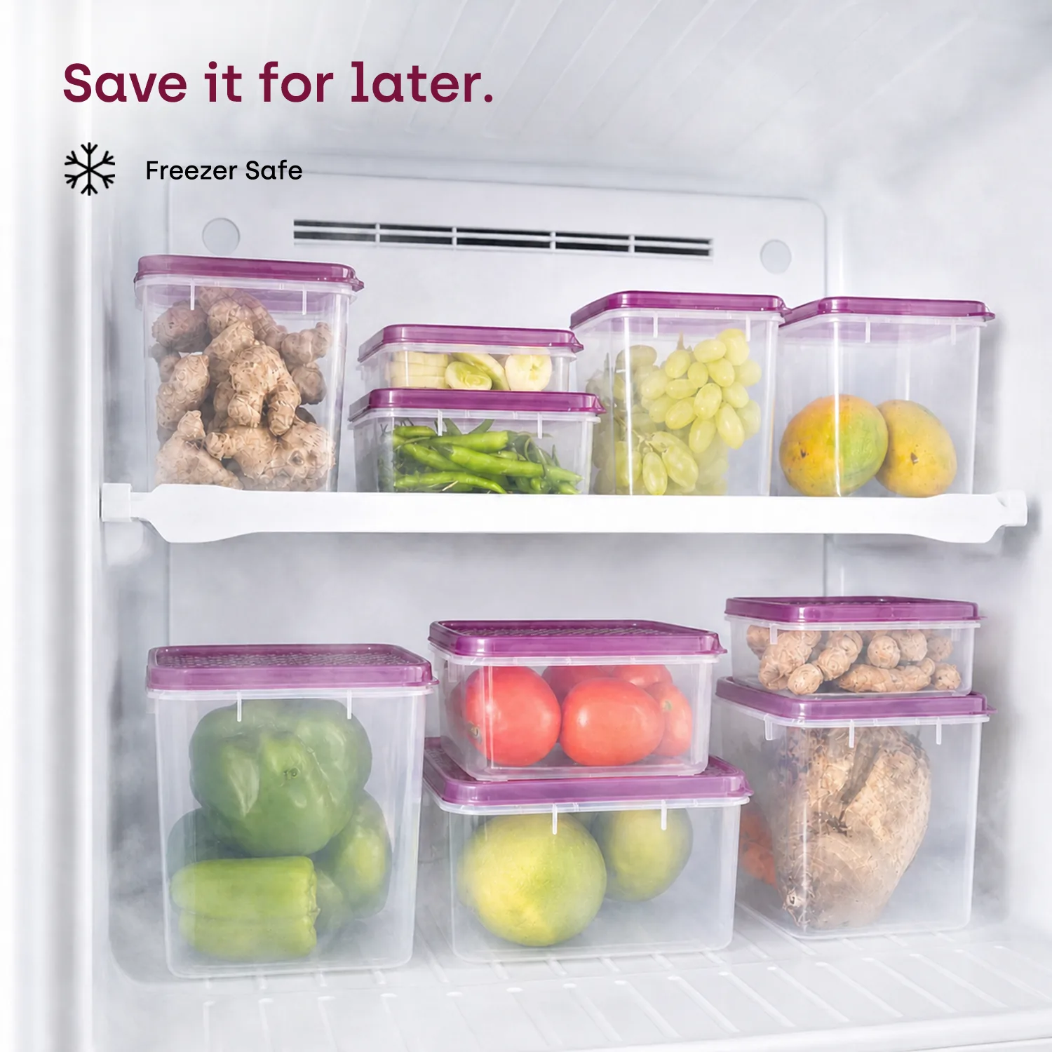Purple Store Smart mixed set dishwasher-safe feature