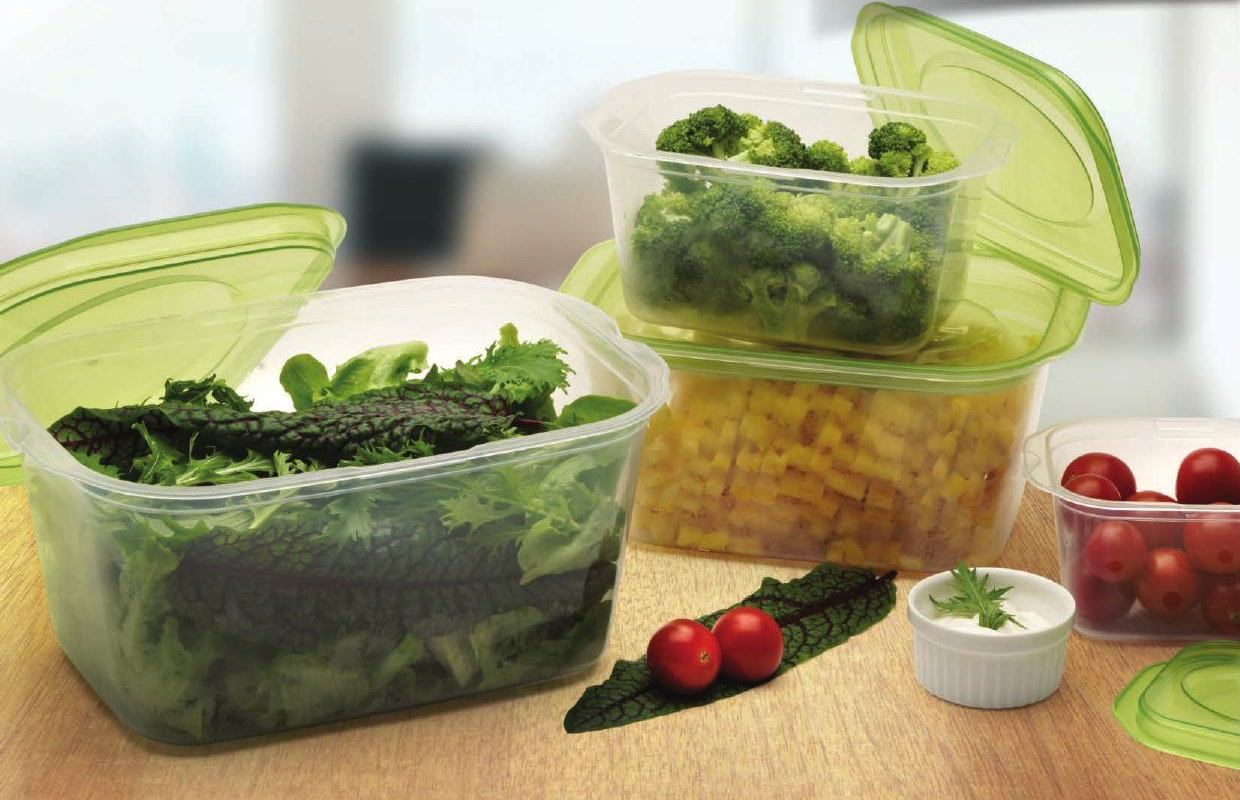 Sapphire Tall Containers arranged for everyday food storage