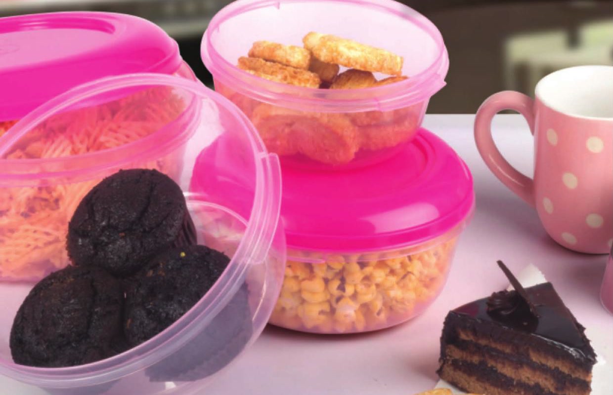 Super Classic Containers arranged for everyday food storage